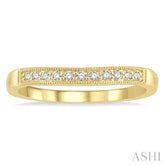 .10CTRDDM 'V' BAND-MILLG YG 14K@11-H*